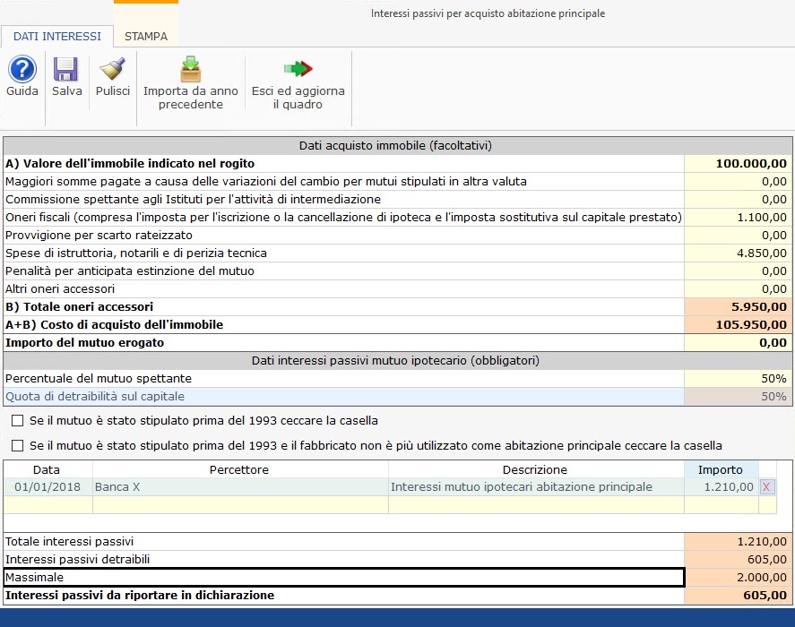 Interessi mutui ipotecari per acquisto abitazione principale 2019: regole di detrazione - 2