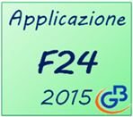 Disponibile Applicazione F24 2015