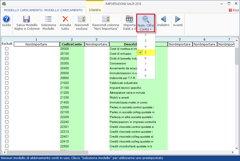 Import Saldi di Bilancio da Excel: nuove funzioni - 3
