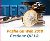 Paghe GB Web 2018: Gestione QU.I.R.