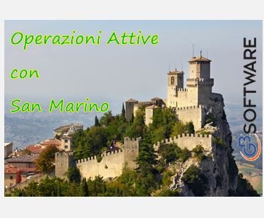 Operazioni attive con la Repubblica di San Marino