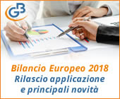 Bilancio Europeo 2018: rilascio applicazione e principali novità