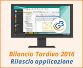 Bilancio Tardivo 2016 con tassonomia 2018: rilascio applicazione