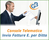 Console Telematica: invio Fatture Elettroniche per Ditta