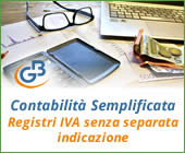 Contabilità Semplificata: Registri IVA senza separata indicazione incassi e pagamenti