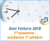 Dati Fatture 2018 (Nuovo Spesometro): 1° semestre - scadenza 1° ottobre
