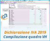 Dichiarazione IVA 2019: casi di compilazione del quadro VH