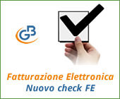 Fatturazione Elettronica: nuovo check FE