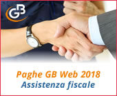 Paghe GB Web 2018: Assistenza fiscale