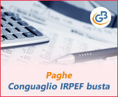 Paghe GB Web 2019: Conguaglio Irpef in busta paga