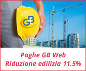 Paghe GB Web 2017: riduzione edilizia 11.5%