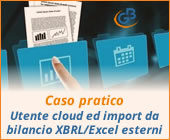 Caso pratico: Utente cloud ed importazione da bilancio XBRL ed Excel esterni