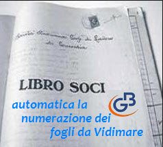 LIBRI da VIDIMARE: GB numera in automatico i fogli per la stampa