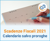 Calendario scadenze fiscali 2021 salvo proroghe