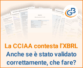 La CCIAA contesta l’XBRL anche se è stato validato correttamente, che fare?