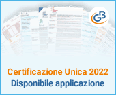 Certificazione Unica 2022: disponibile applicazione