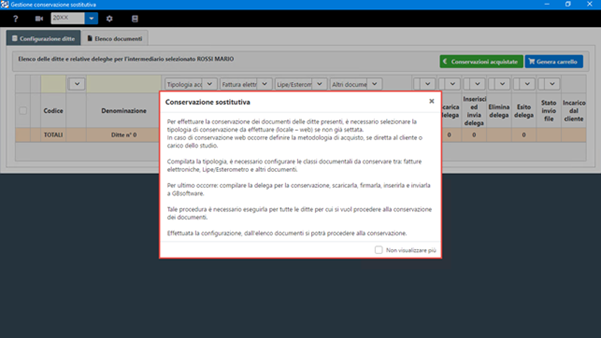 Conservazione sostitutiva 2019: rilascio applicazione - Linee guida per la conservazione