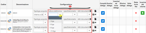 Conservazione sostitutiva 2019: rilascio applicazione - Definizione classi documentali