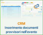 CRM: inserimento documenti provvisori nell’evento