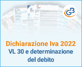 Dichiarazione Iva 2022: VL 30 e determinazione del debito