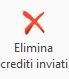 Elimina crediti inviati - Credito d&rsquo;imposta beni strumentali 2020: rilascio gestione