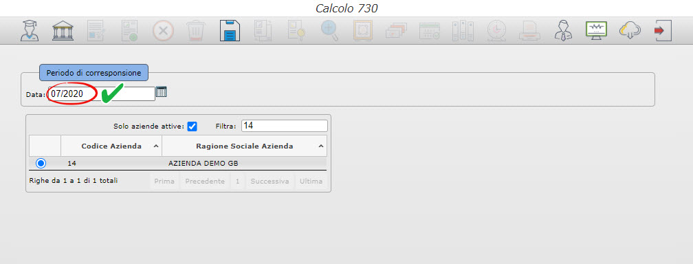 Paghe GB Web: Assistenza fiscale 2020 - Calcolo 730