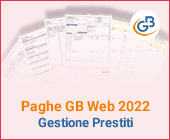 Paghe GB Web 2022: Gestione Prestiti
