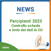 Percipienti 2023: controllo schede e invio dei dati in CU