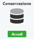 Conservazione sostitutiva 2019: rilascio applicazione - Pulsante accedi conservazione