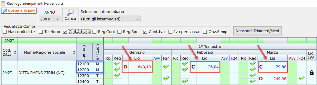 Riepilogo adempimenti Iva e contabilità separate - Riepilogo attività trimestrali