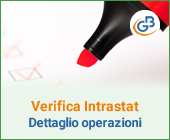 Verifica Intrastat: dettaglio operazioni